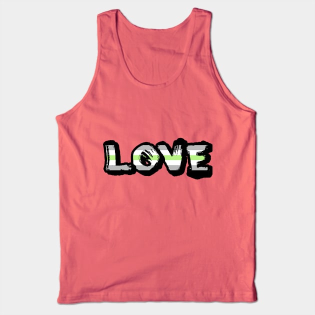 Love Tank Top by Cutesplosion